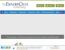 Tablet Screenshot of escondidocreek.org